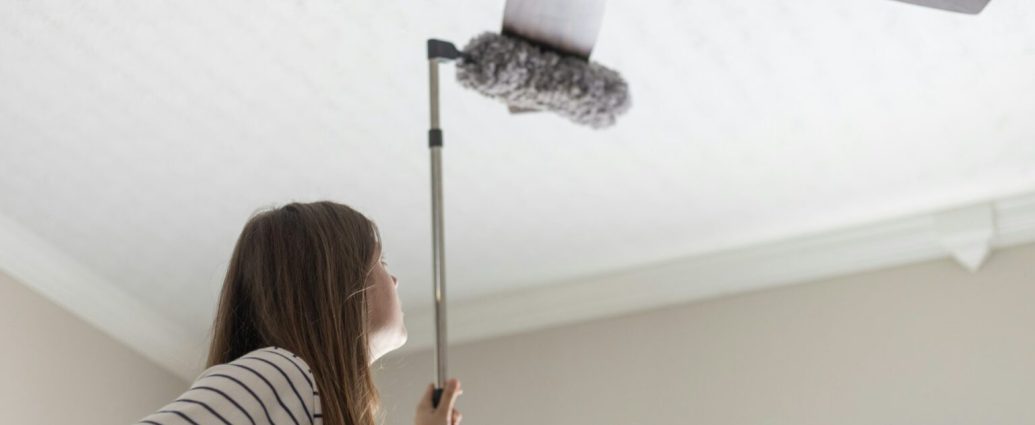 Dusty Ceiling Fans - Clean Blades Without Spreading Dust